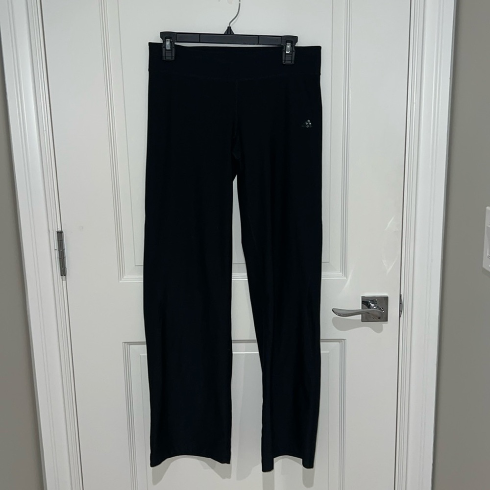 Adidas wide leg yoga pants